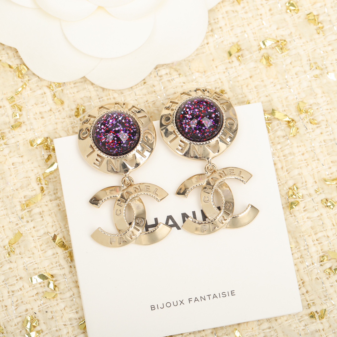 Chanel Earrings Pearl L