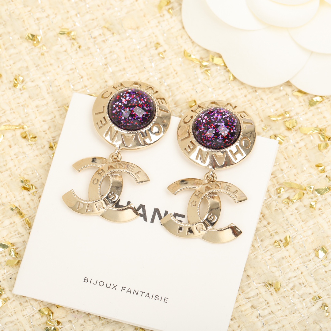 Chanel Earrings Pearl L