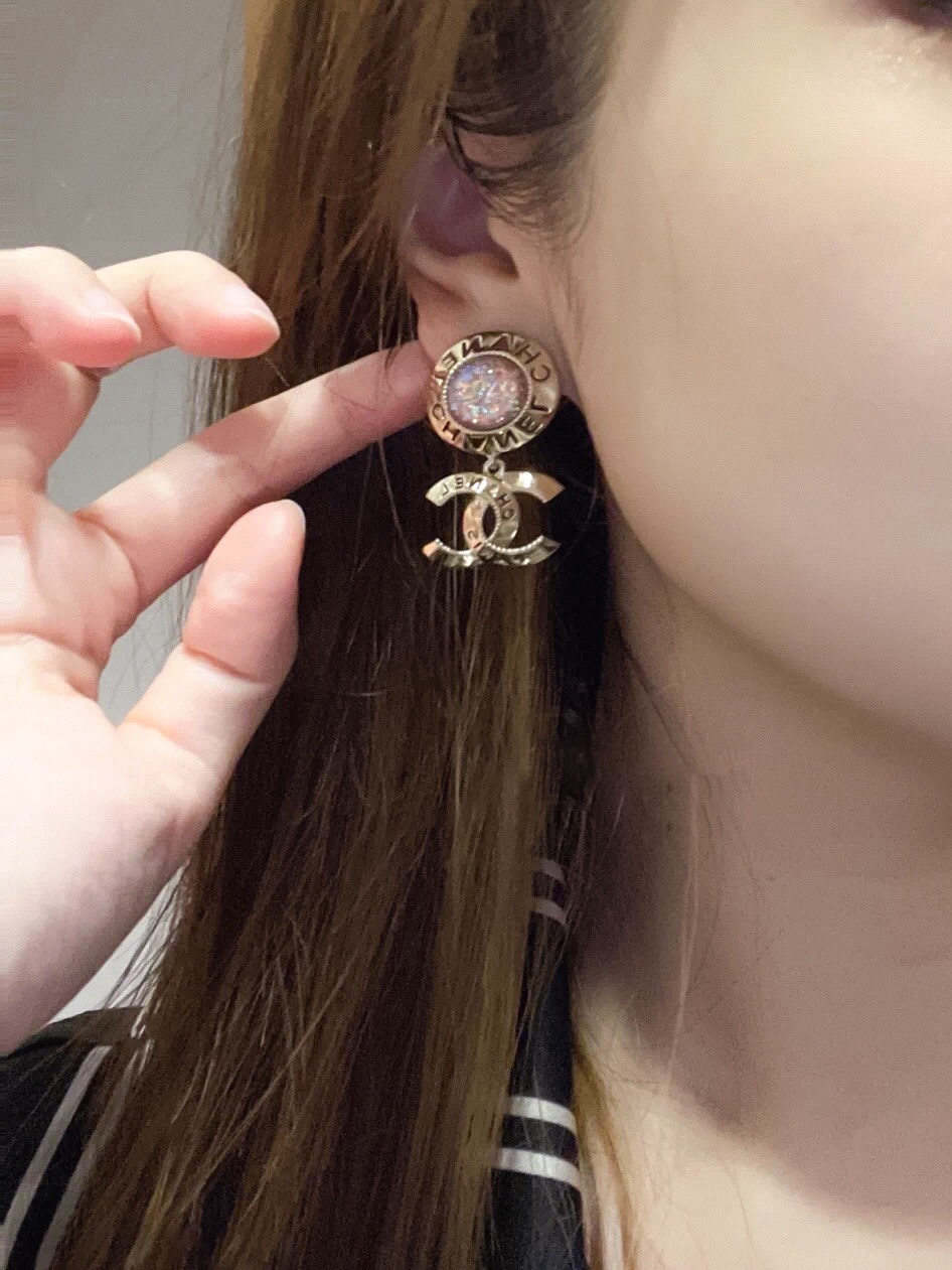 Chanel Earrings Pearl L