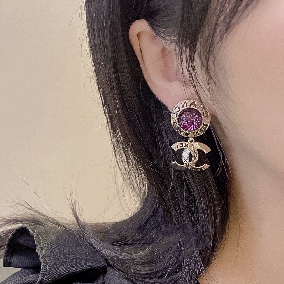 Chanel Earrings Pearl L