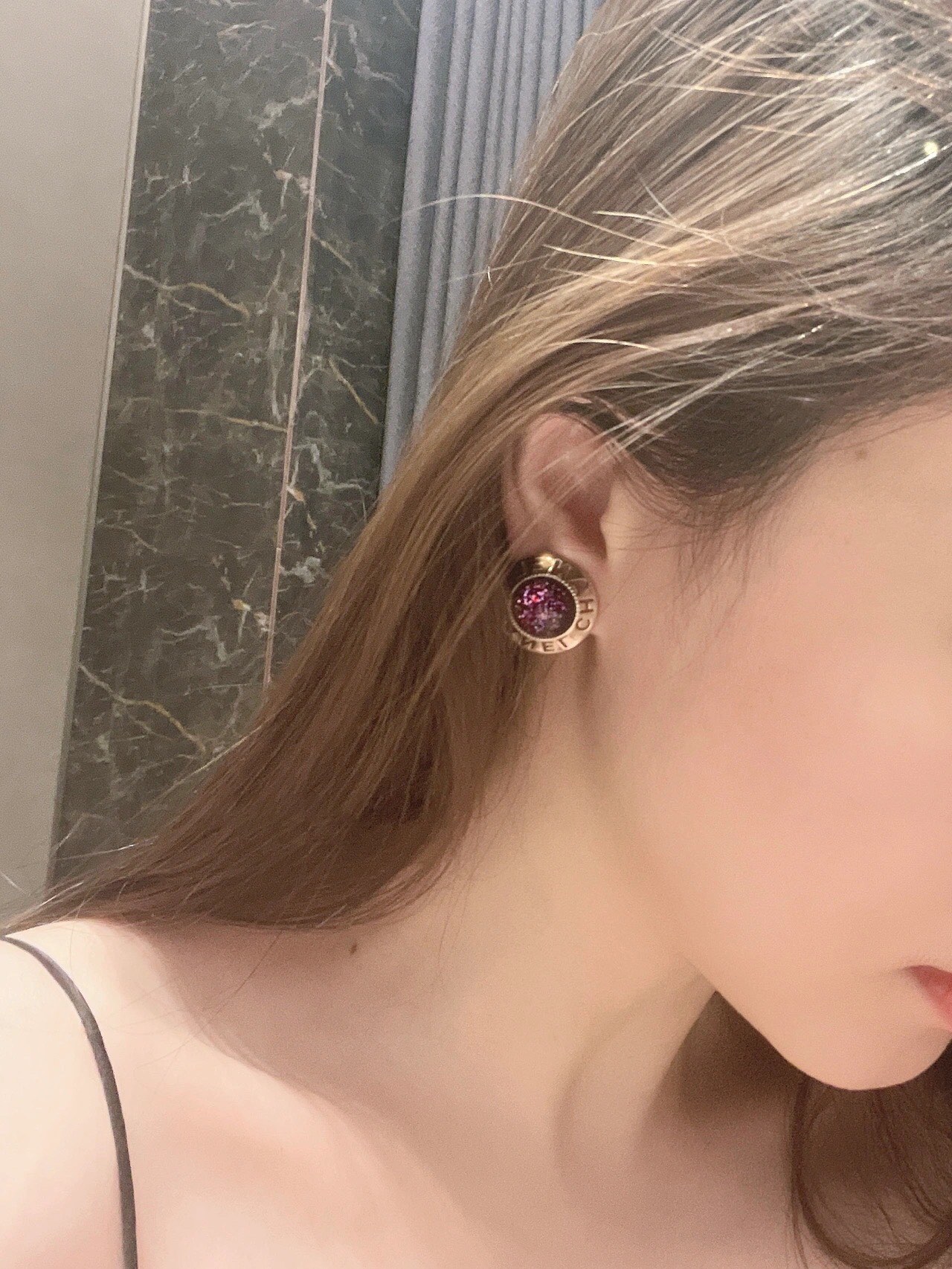 Chanel Earrings Pearl L