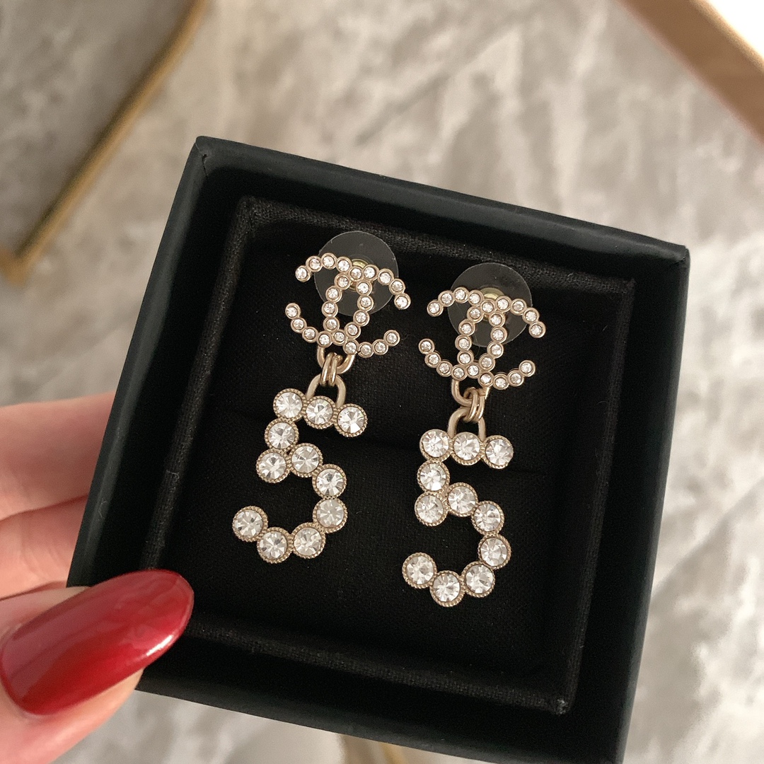 Chanel Earrings Inlaid