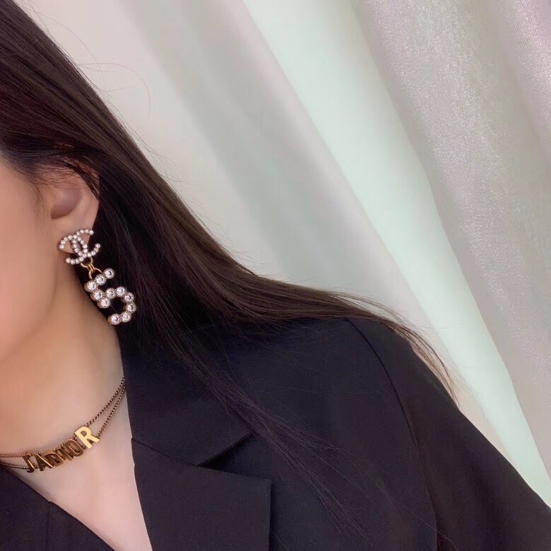 Chanel Earrings Inlaid