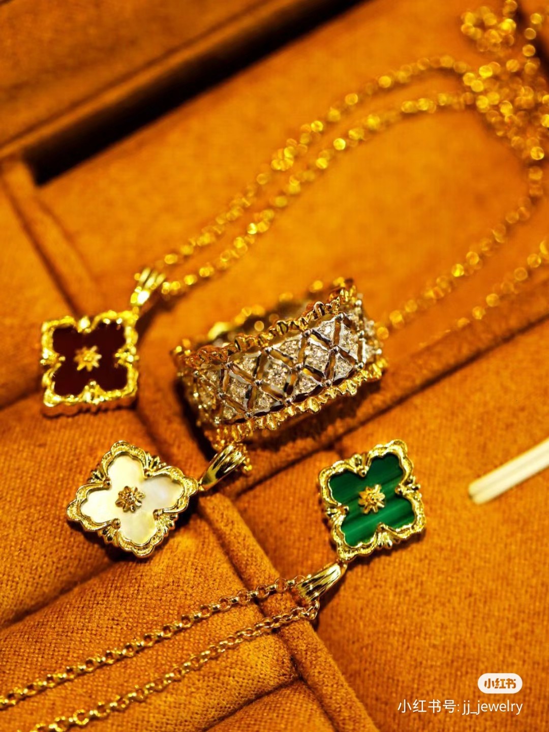 Bbuccellati Necklace Gold Rose Gold