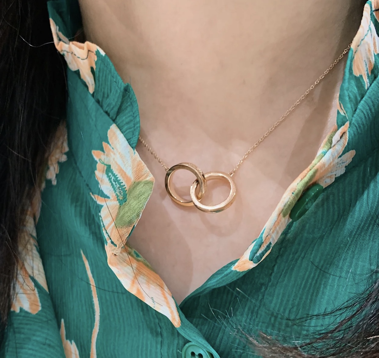 Tiffany Co Necklace Silver Rose Gold S