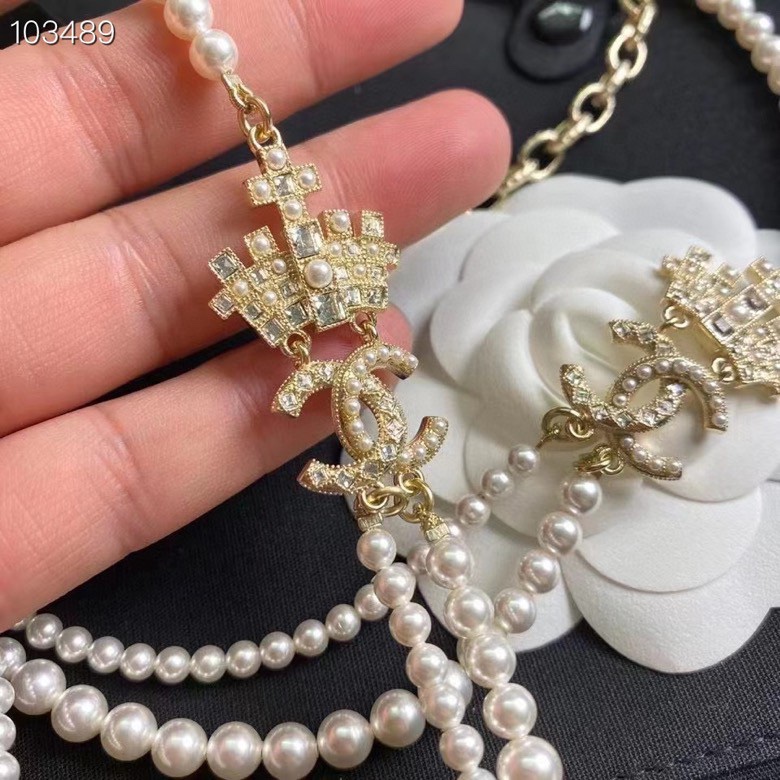 Chanel Necklace Pearl