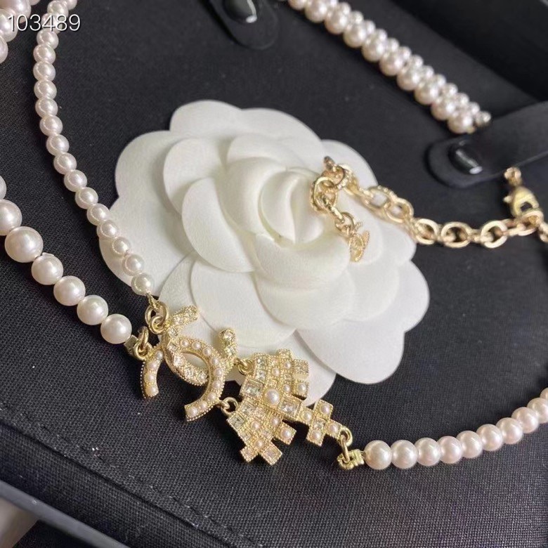 Chanel Necklace Pearl