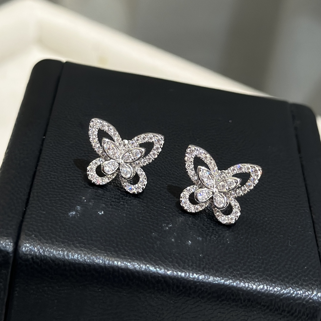 Graff Earrings Silver S