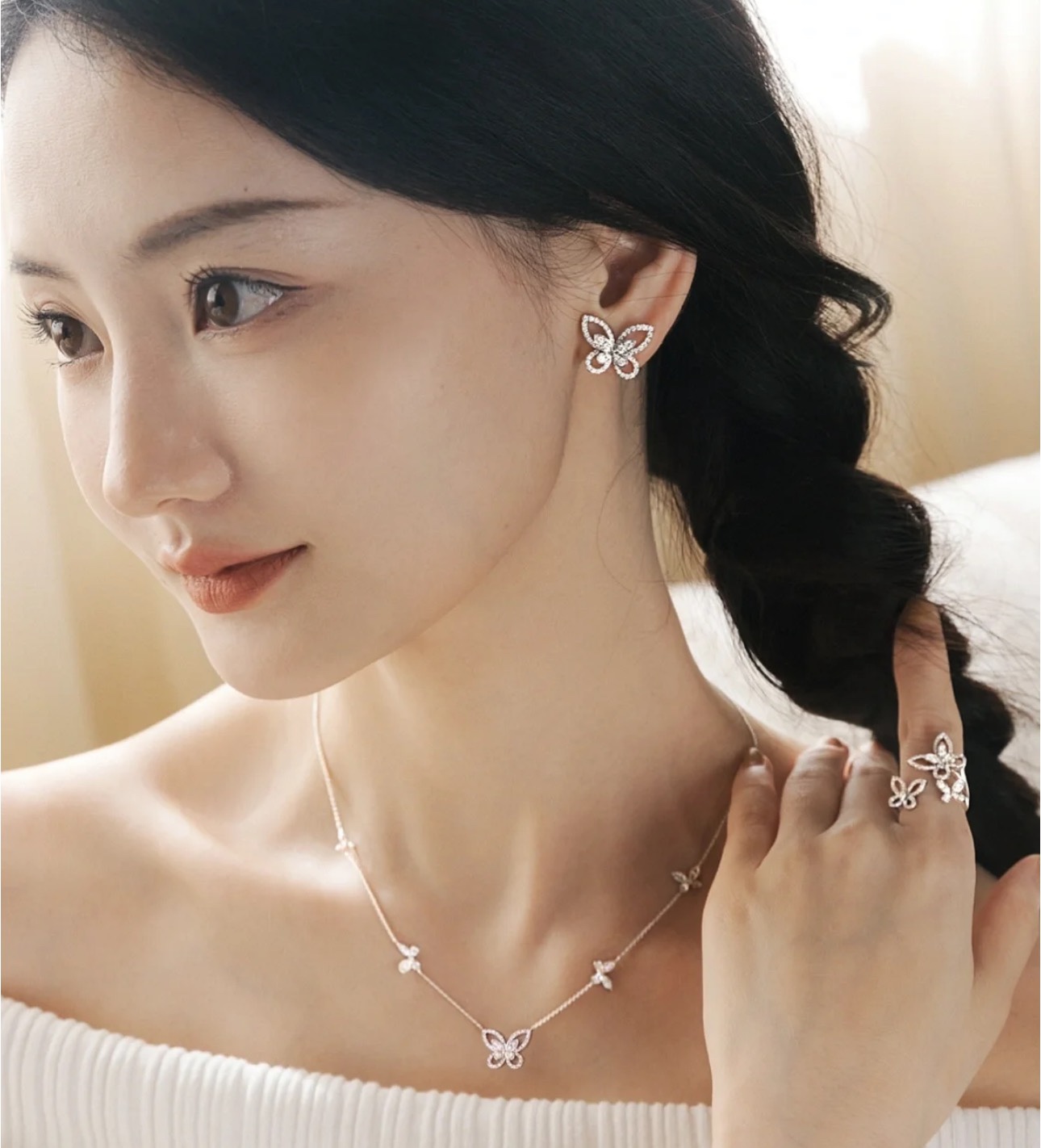 Graff Earrings Silver S