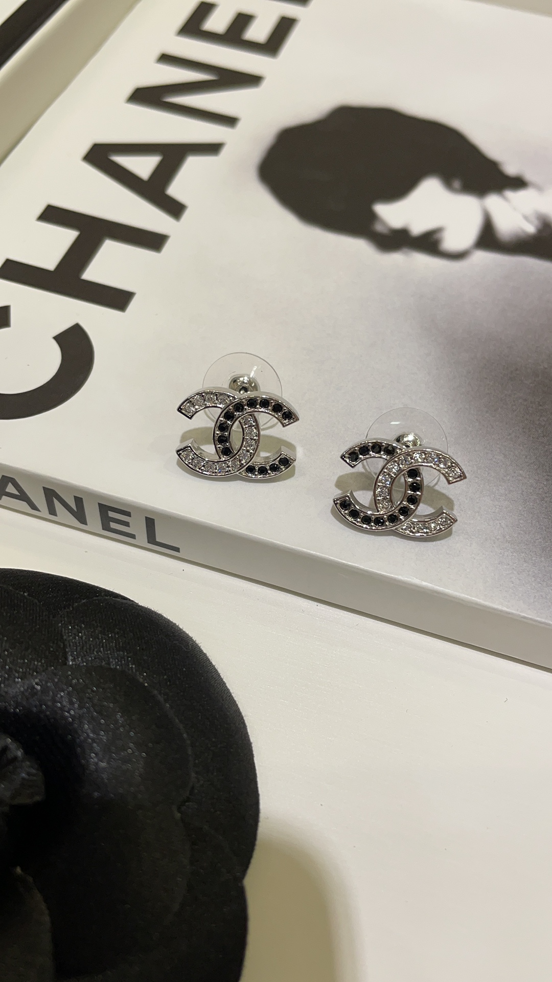 Chanel Earrings Silver Silver