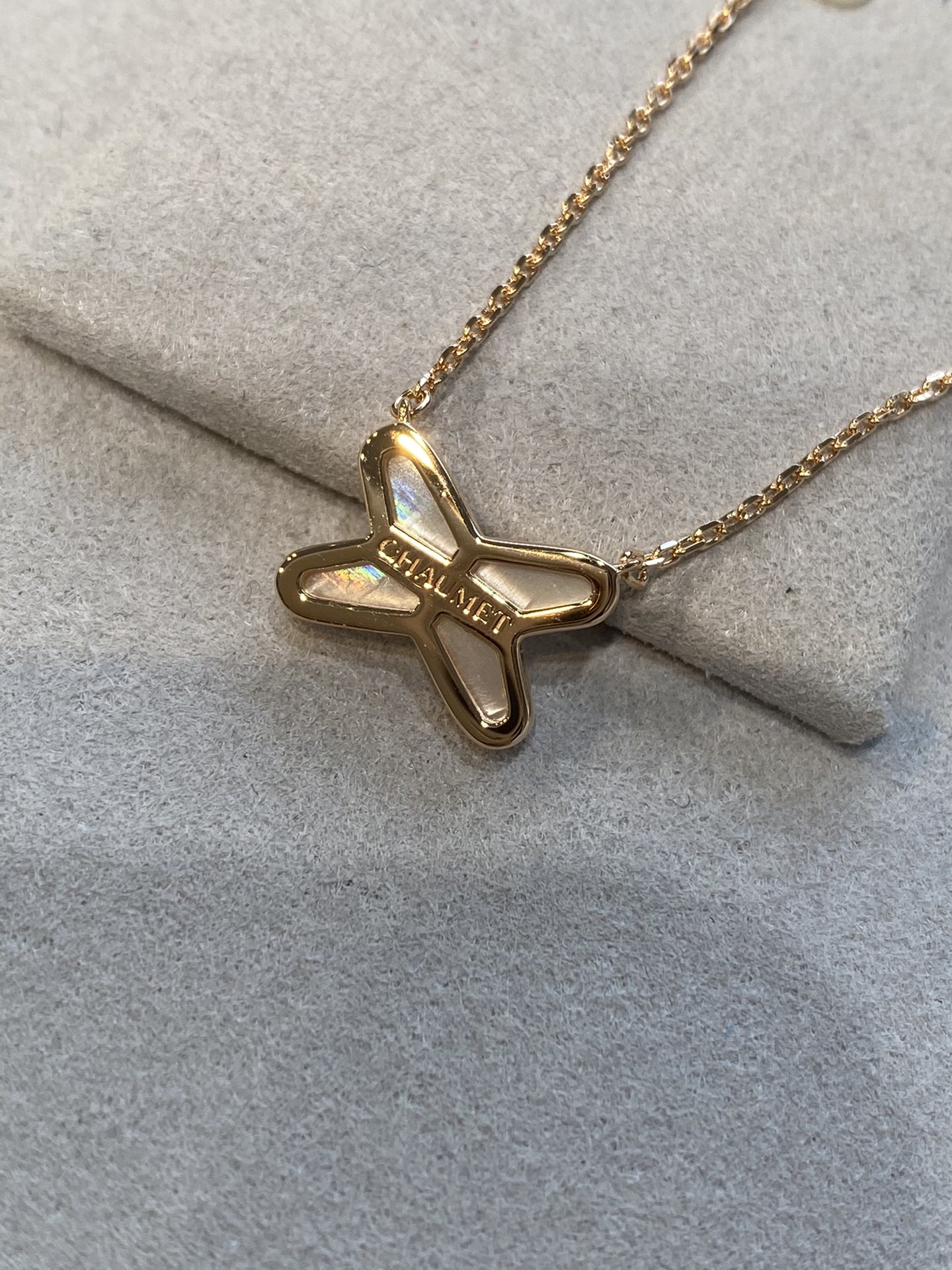 Chanel Necklace Rose Gold