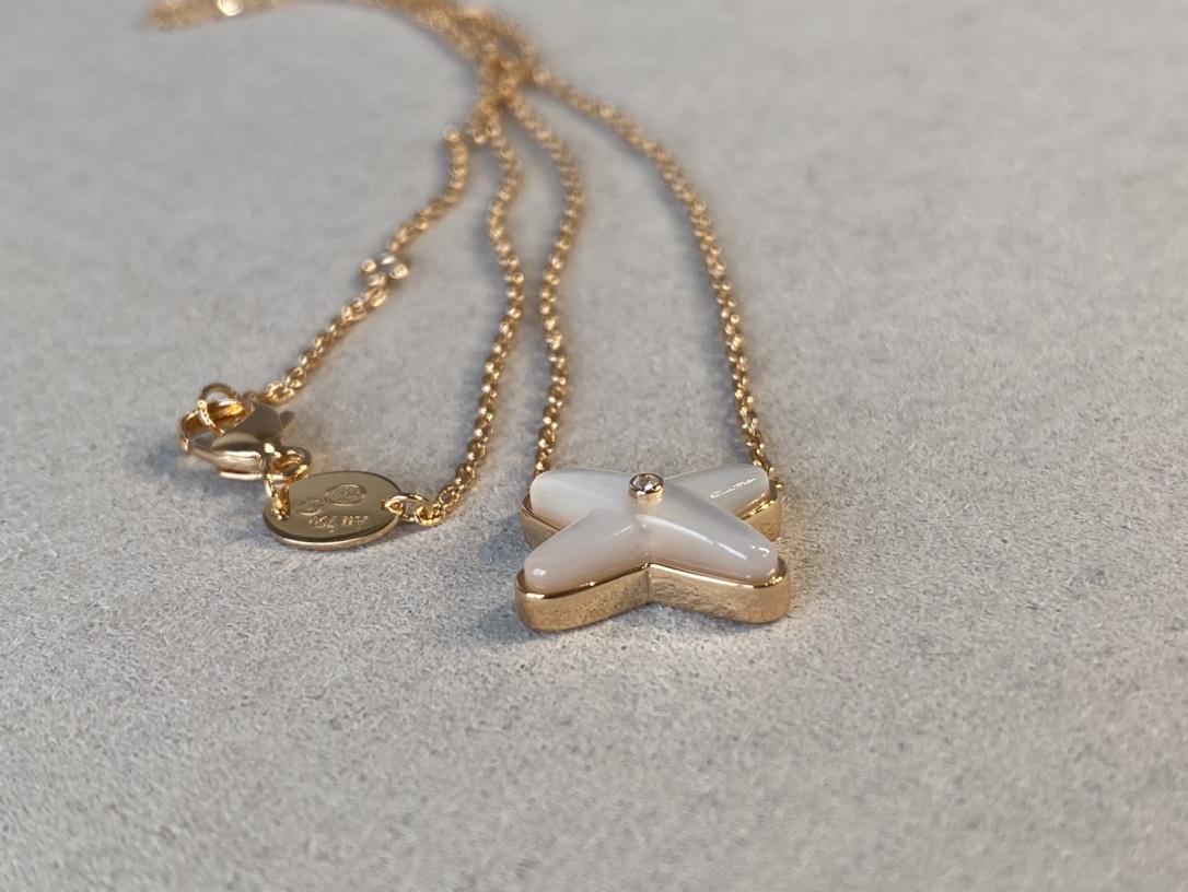 Chanel Necklace Rose Gold