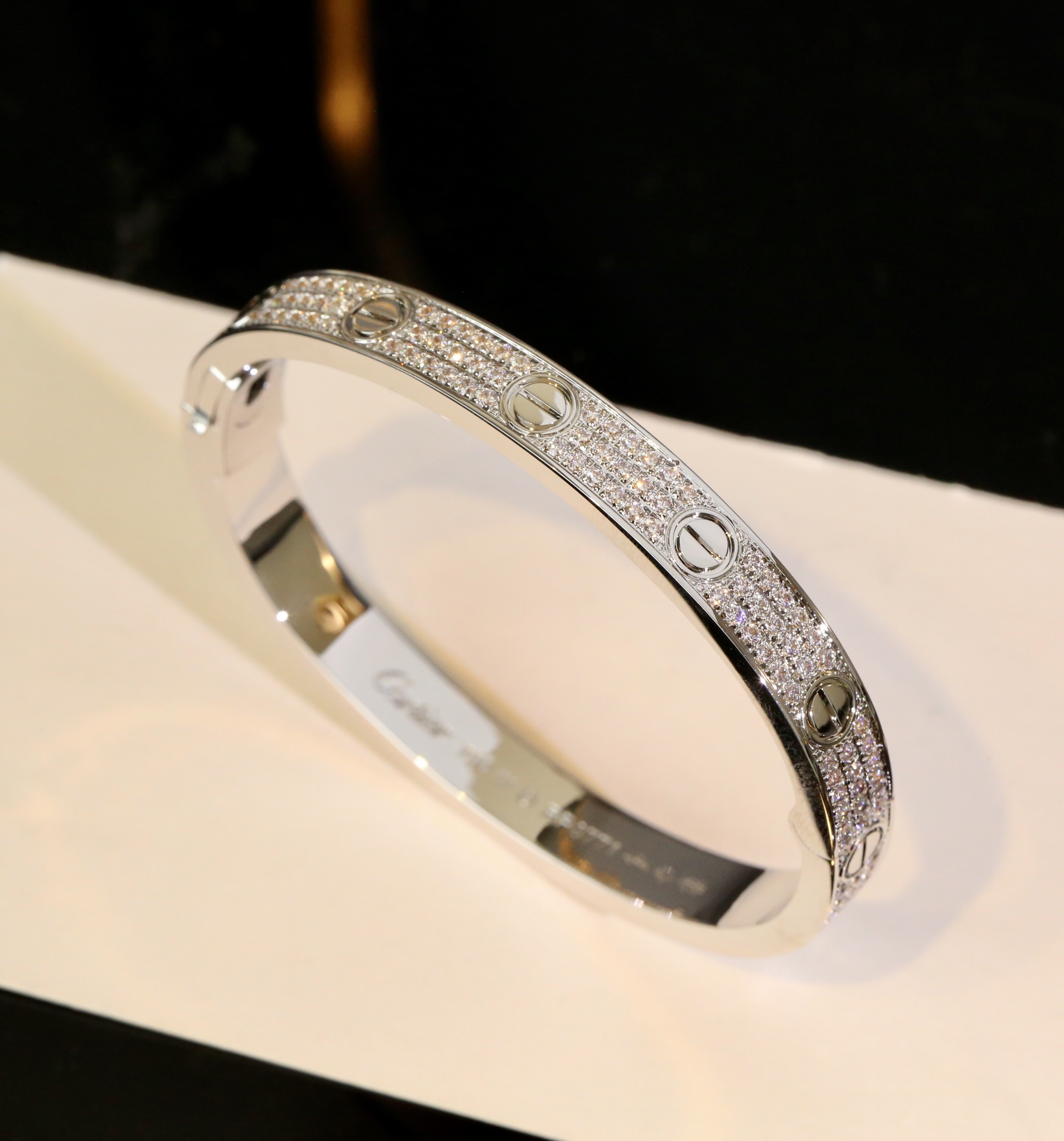 Cartier Bangle Diamond Inlaid L