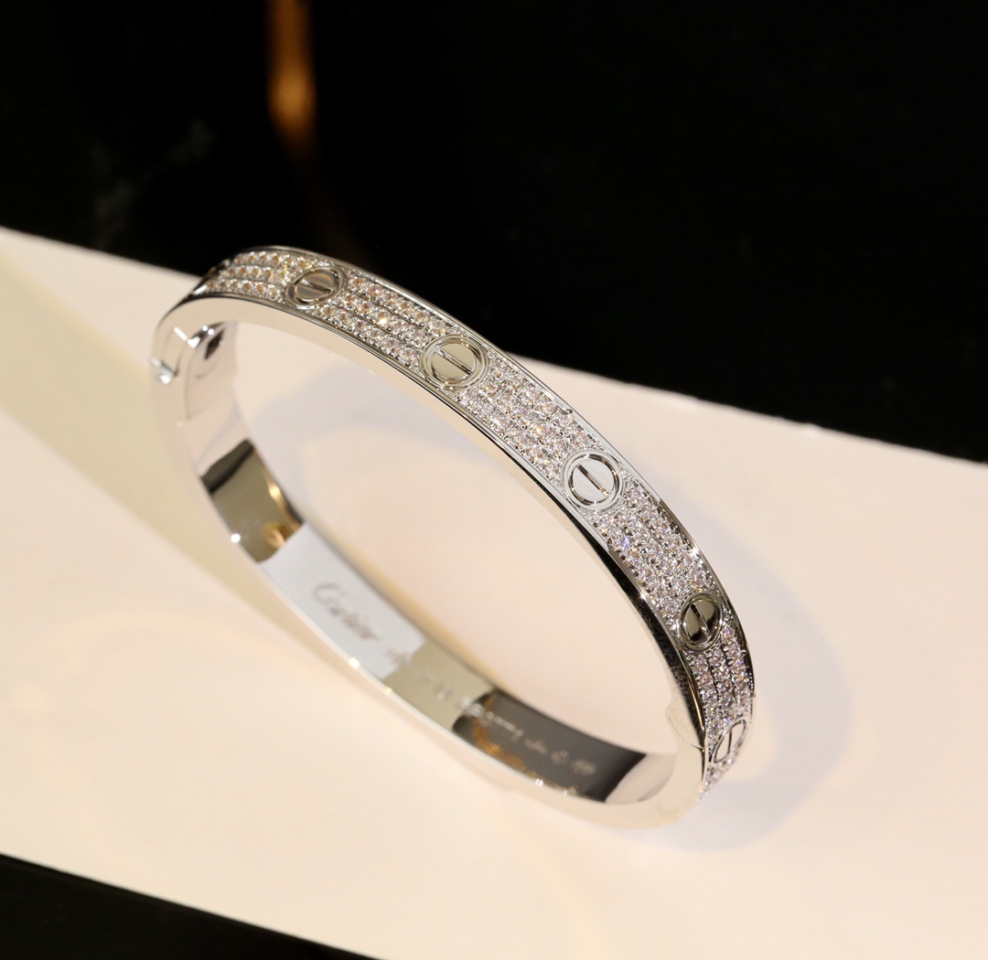 Cartier Bangle Diamond Inlaid L
