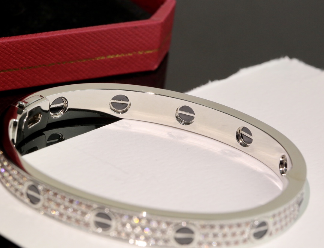 Cartier Bangle Diamond Inlaid L