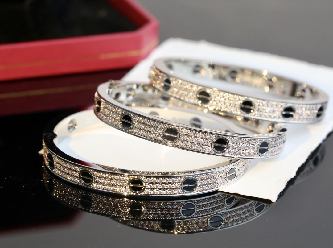 Cartier Bangle Diamond Inlaid L