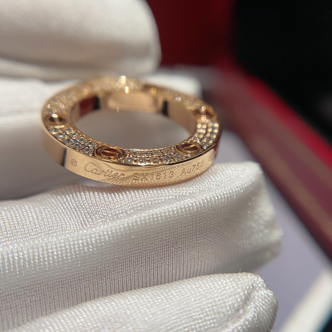 Cartier Necklace Rose Gold Inlaid