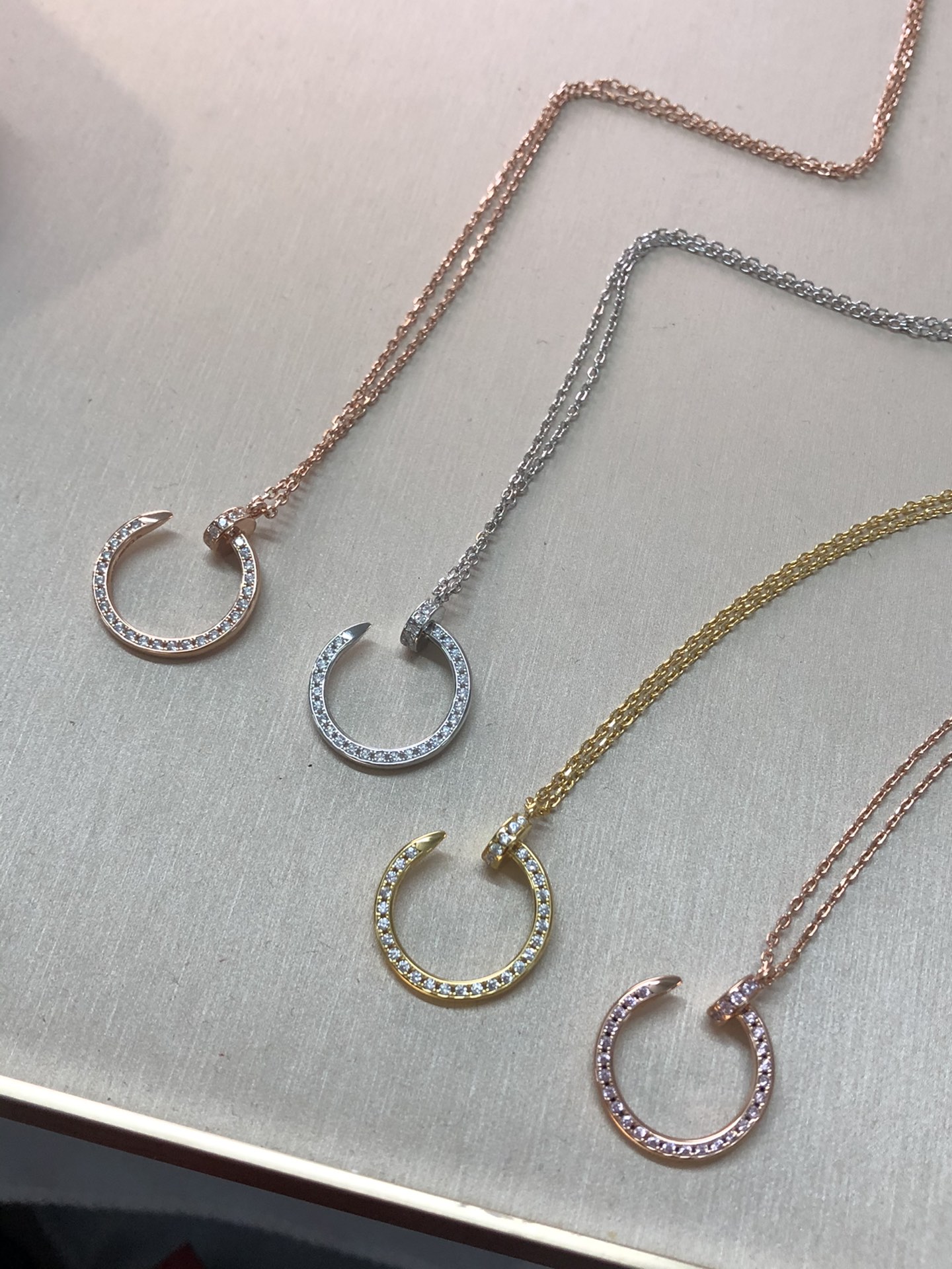 Cartier Necklace Gold Gold Inlaid