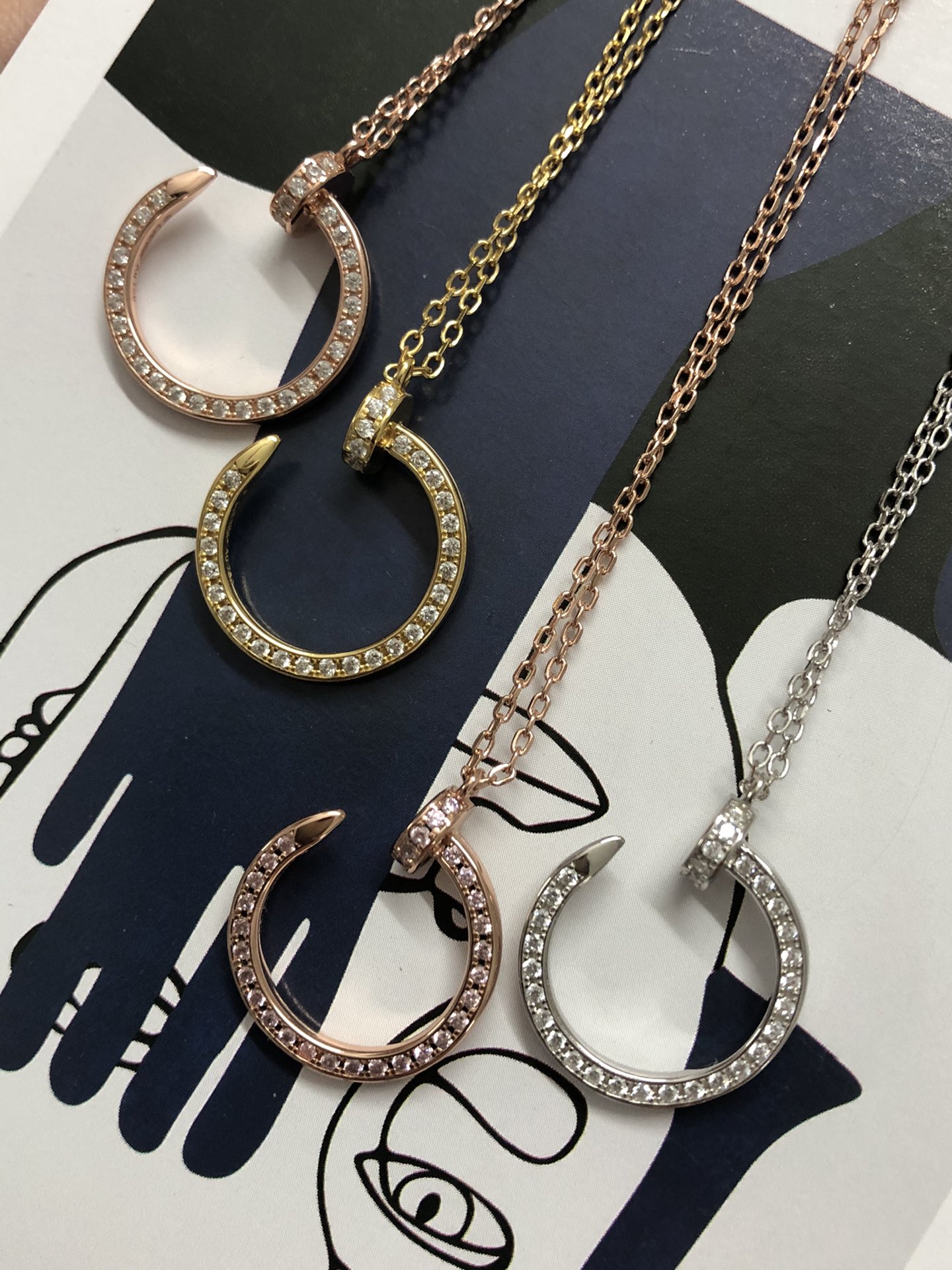 Cartier Necklace Gold Gold Inlaid