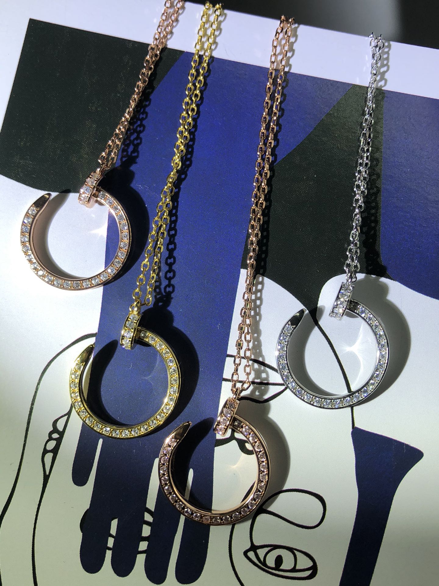 Cartier Necklace Gold Gold Inlaid