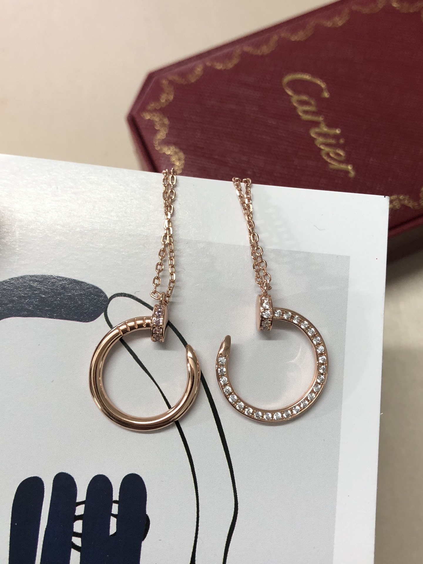 Cartier Necklace Gold Gold Inlaid