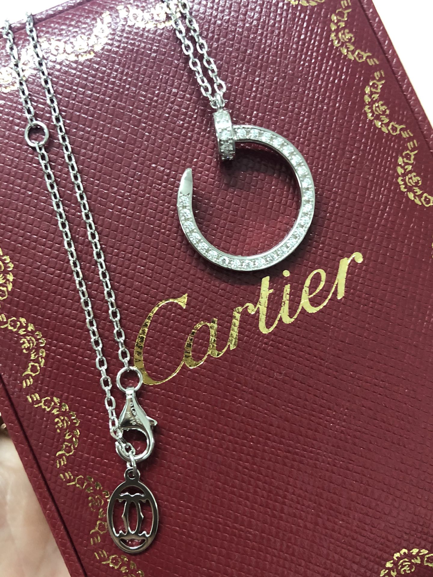 Cartier Necklace Gold Gold Inlaid