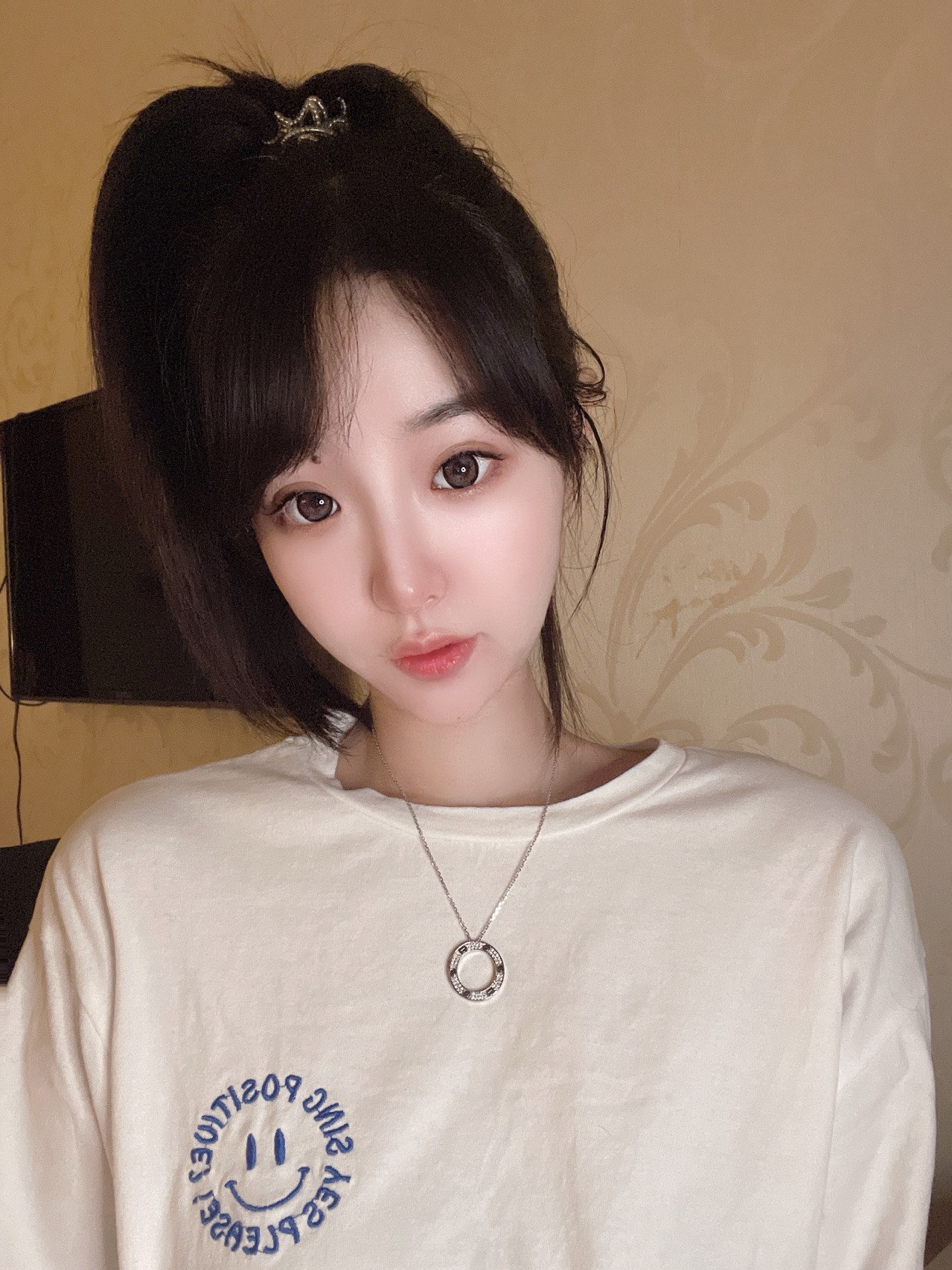 Cartier Necklace Diamond Gold Inlaid L