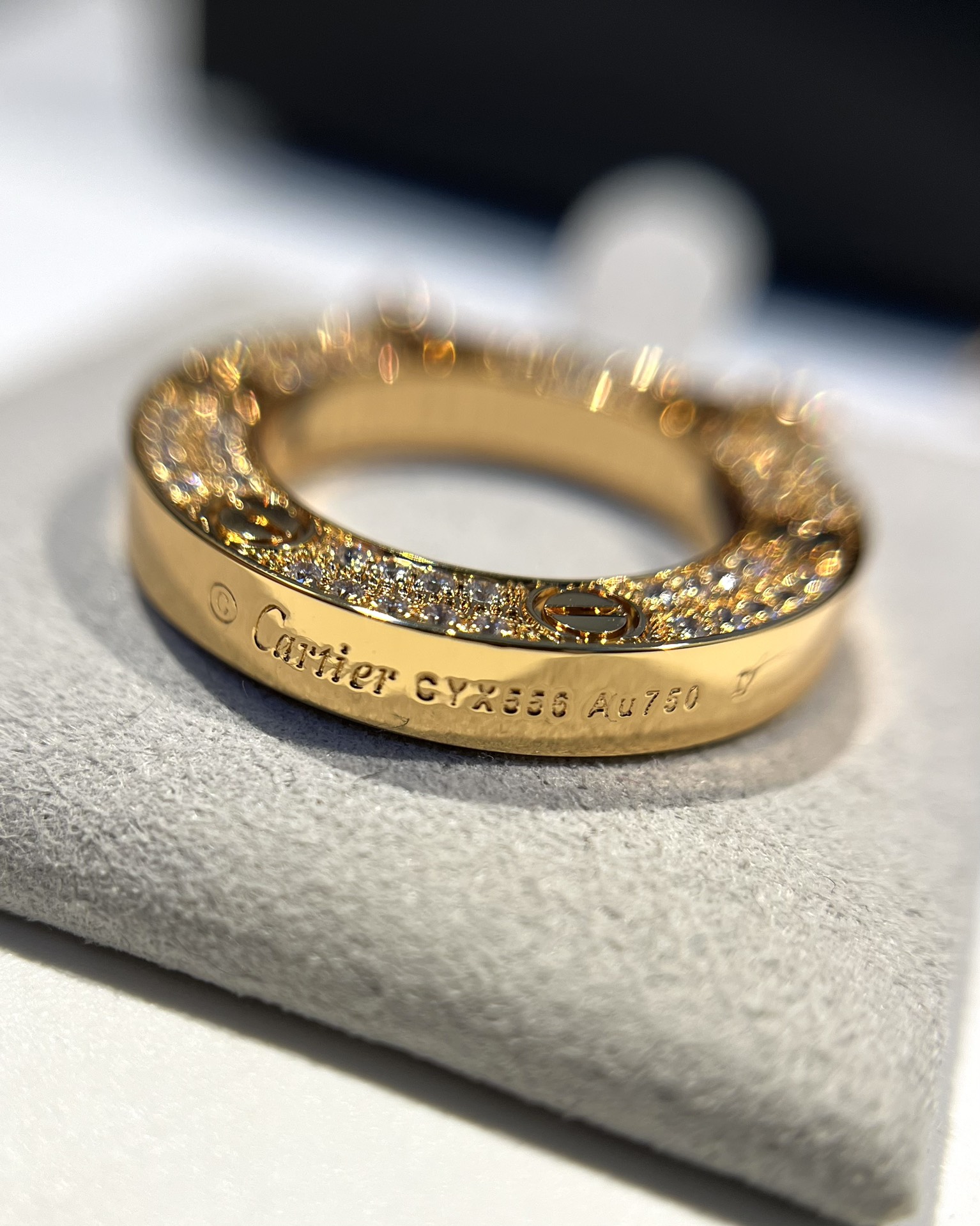 Cartier Necklace Diamond Gold Inlaid L