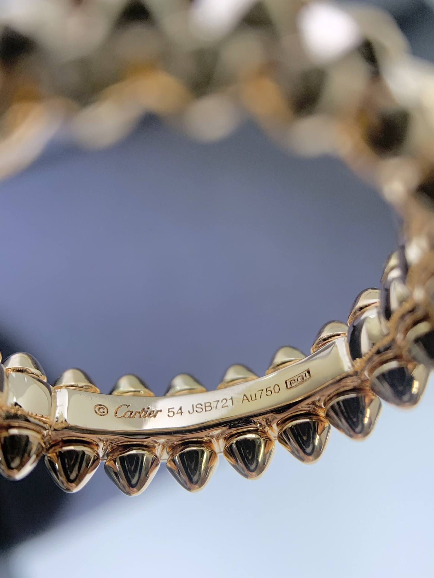 Cartier Couple Ring Gold Gold Couple Style 6-7-8