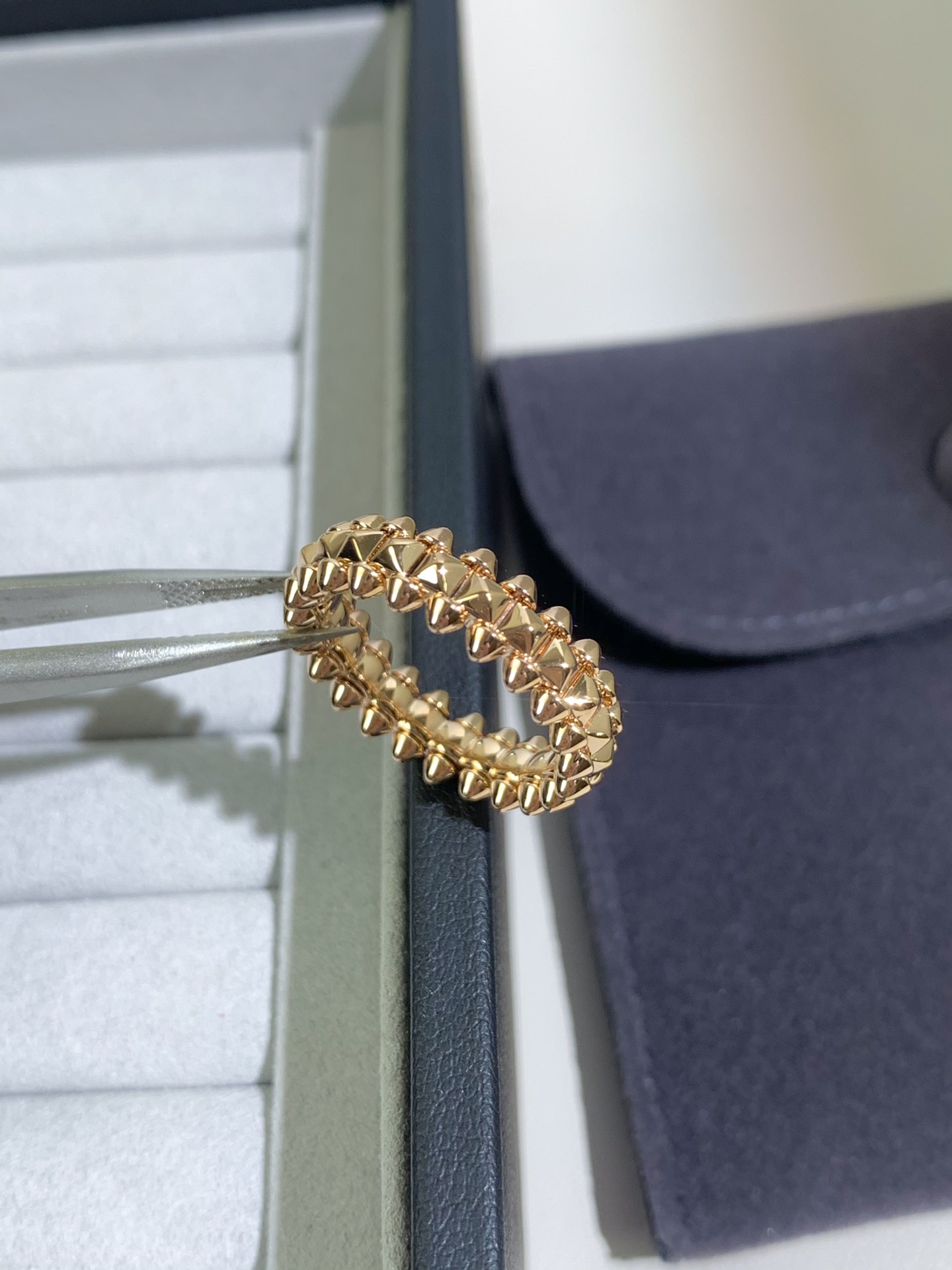 Cartier Couple Ring Gold Gold Couple Style 6-7-8