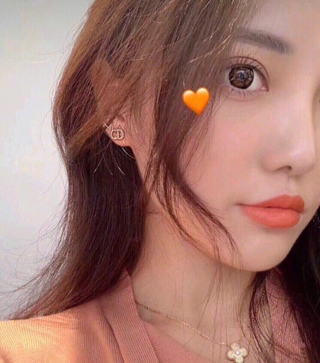 Van Cleef Arpels Earrings Gold Inlaid