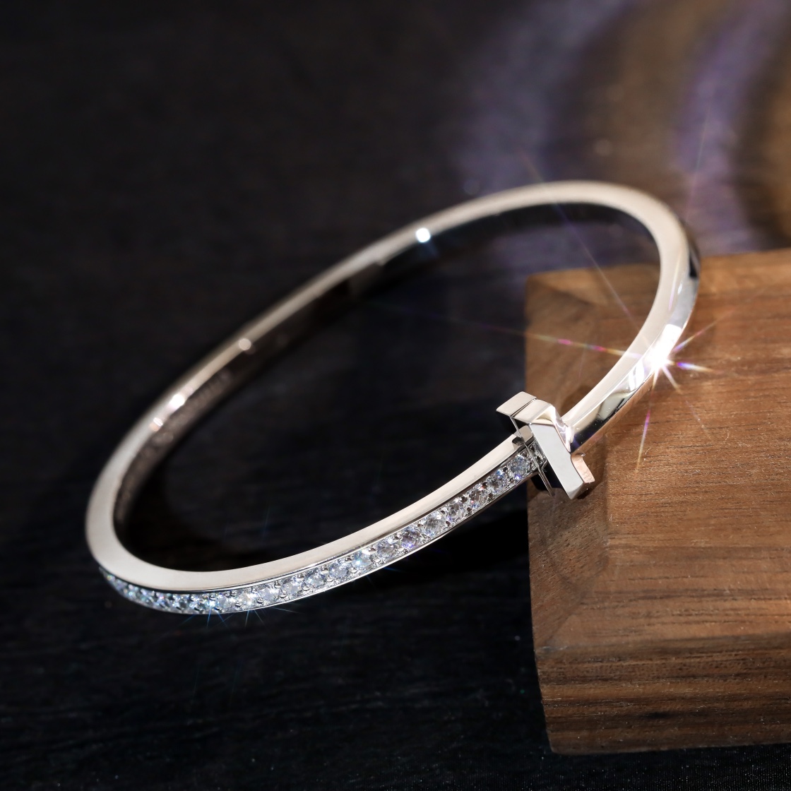 Tiffany Co Bangle Gold Gold 17-l