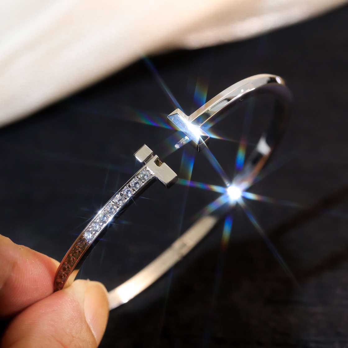 Tiffany Co Bangle Gold Gold 17-l