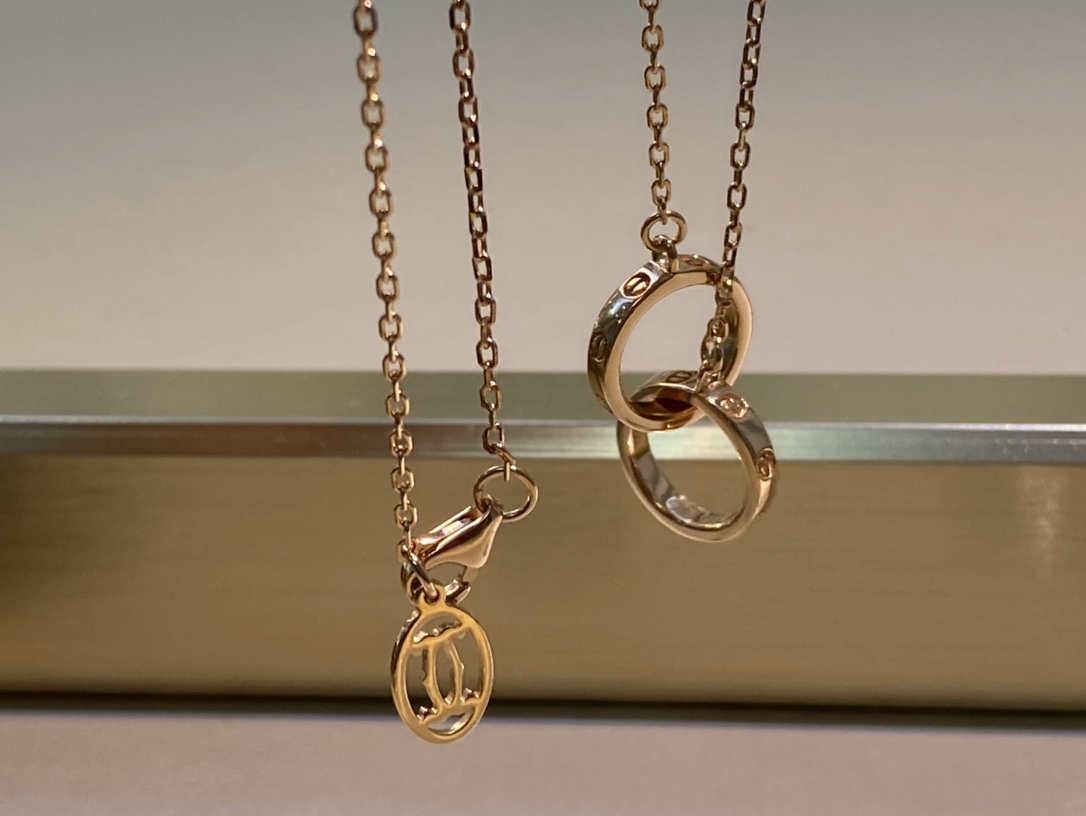 Cartier Necklace Rose Gold