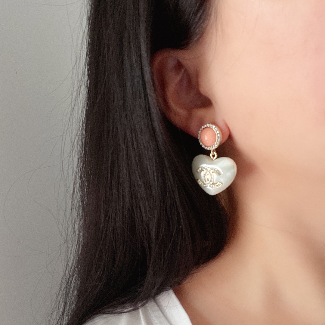 Chanel Earrings Silver L