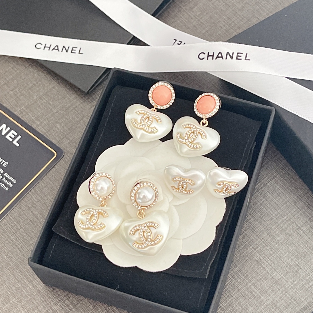 Chanel Earrings Silver L