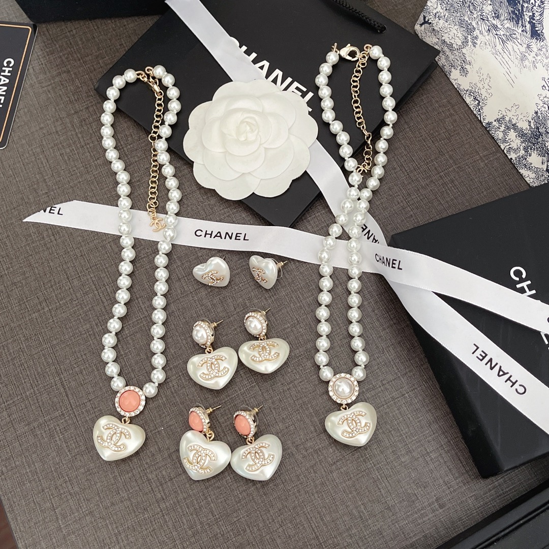 Chanel Earrings Silver L