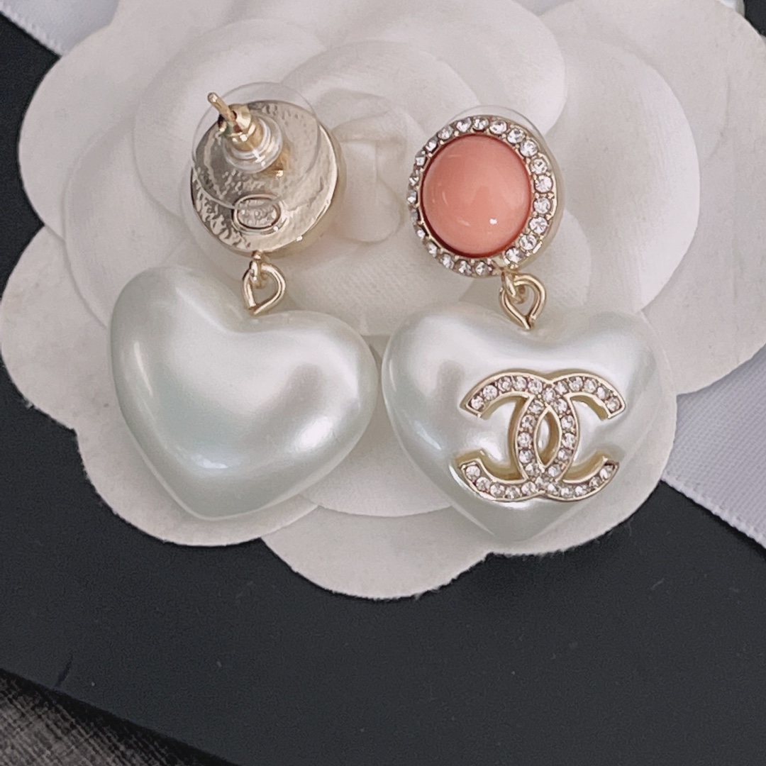 Chanel Earrings Silver L