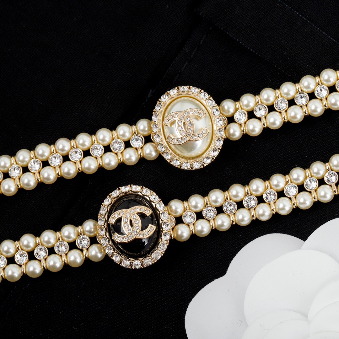 Chanel Basic Jewelry Pearl L