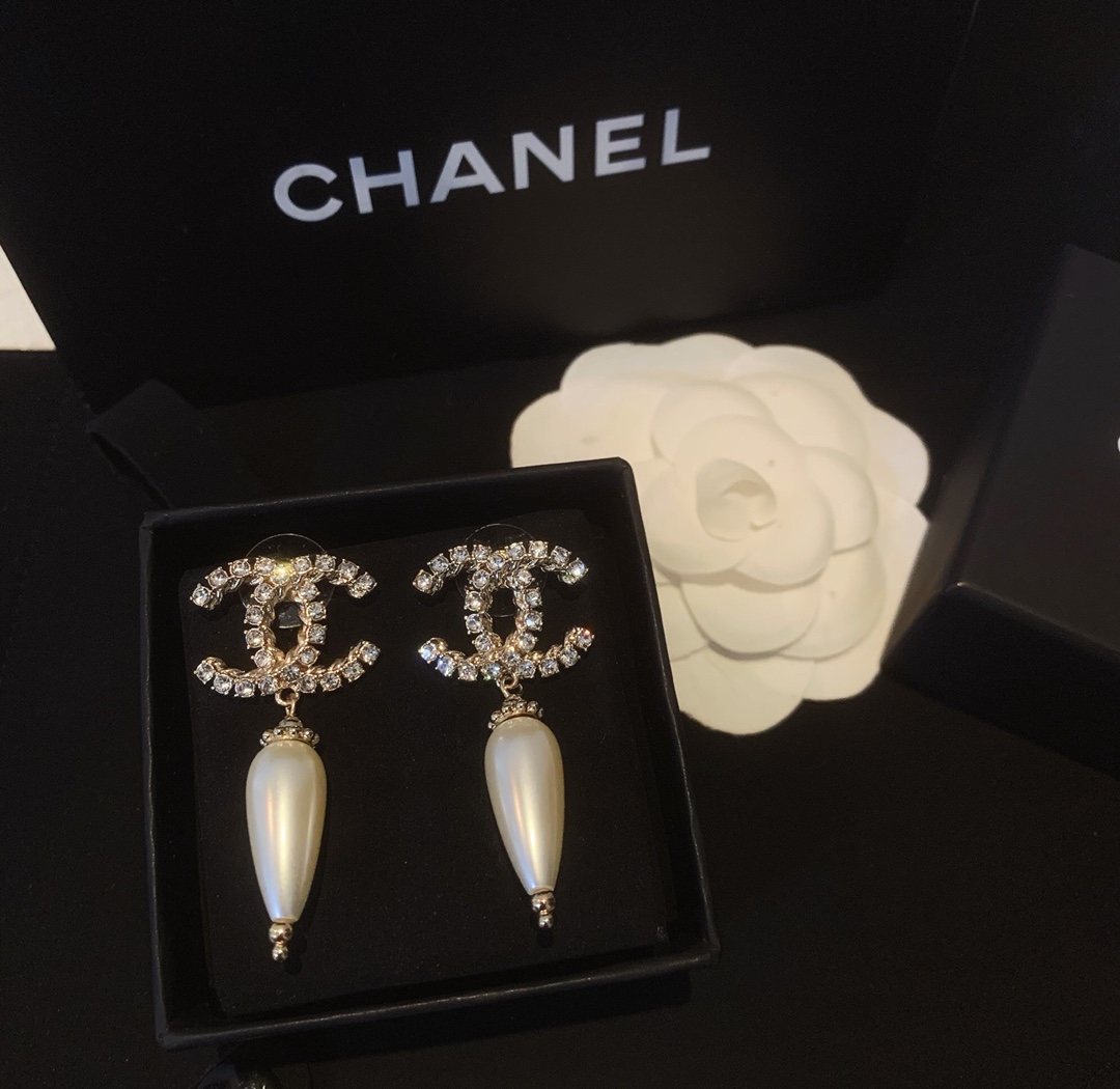Chanel Earrings Silver
