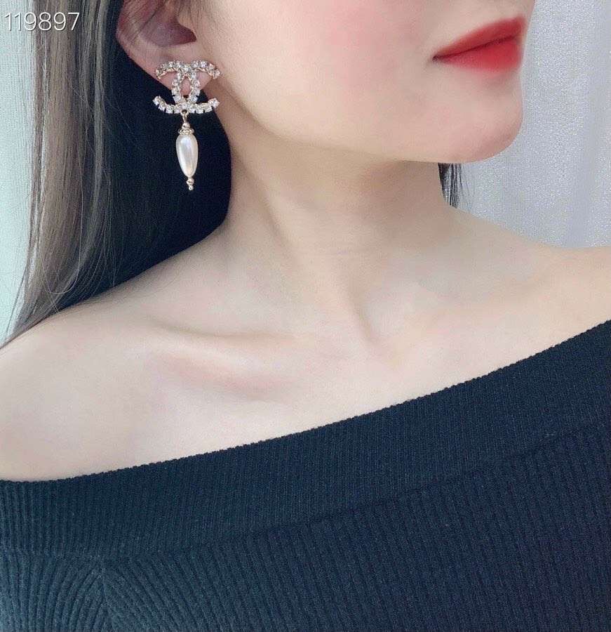 Chanel Earrings Silver