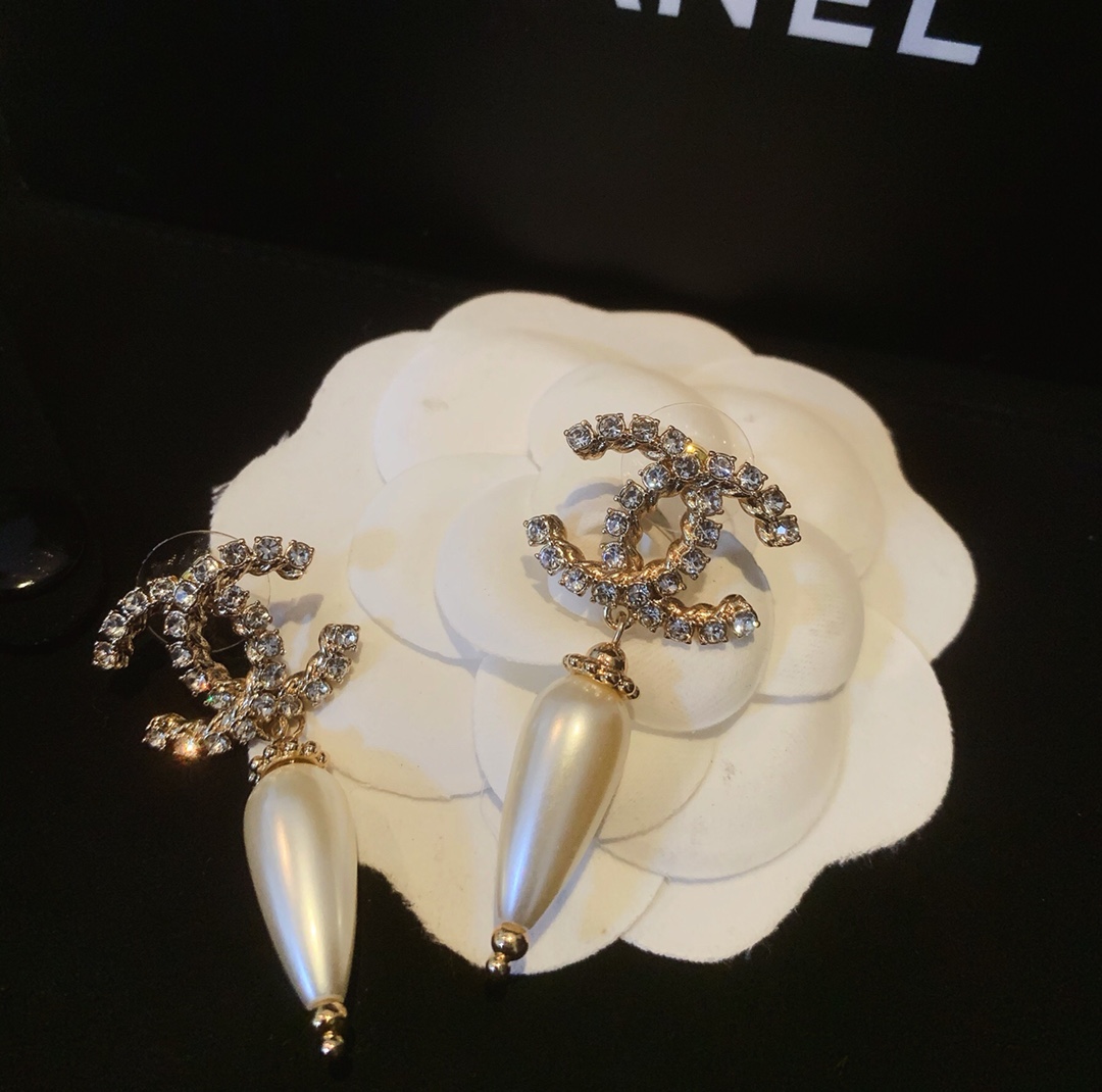 Chanel Earrings Silver