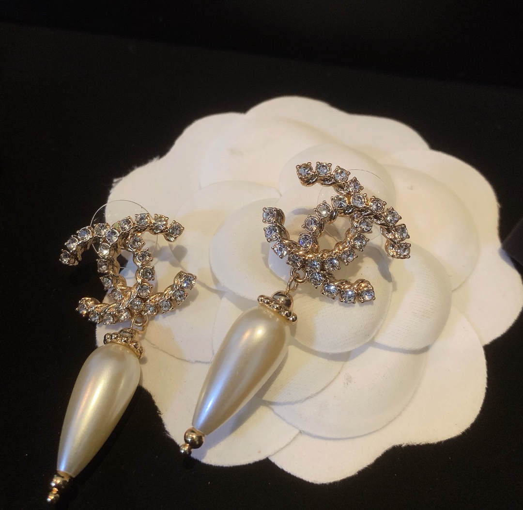 Chanel Earrings Silver