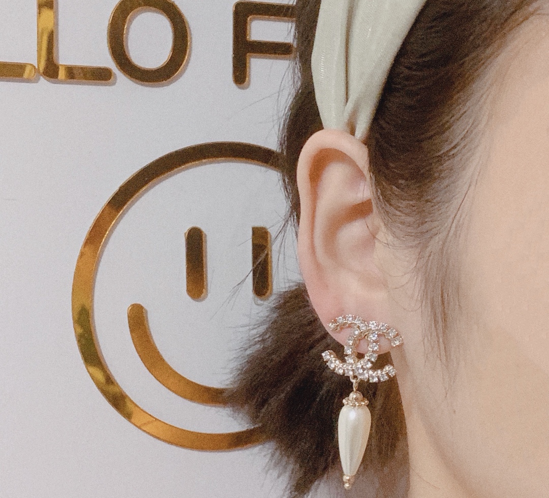 Chanel Earrings Silver