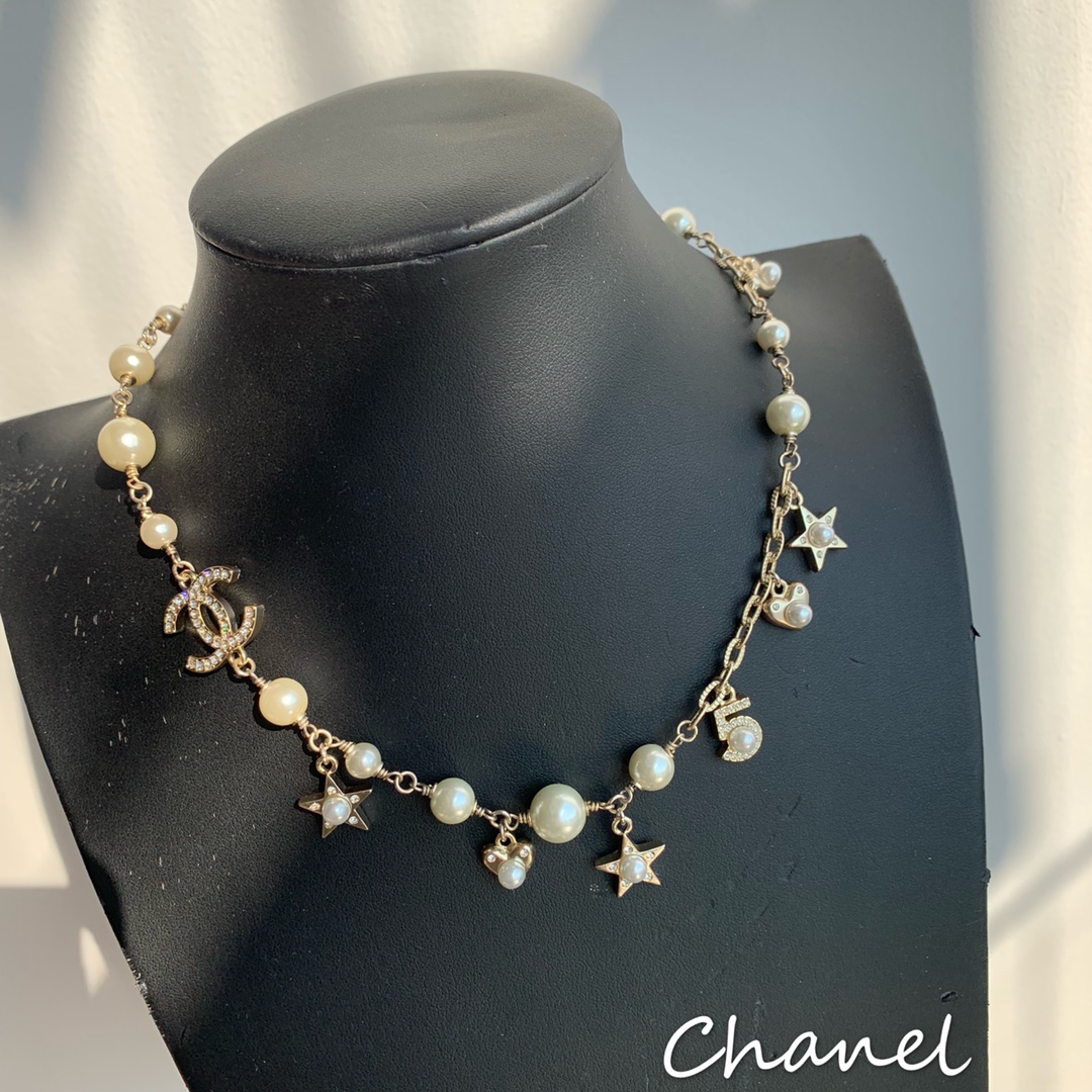 Chanel Necklace Pearl