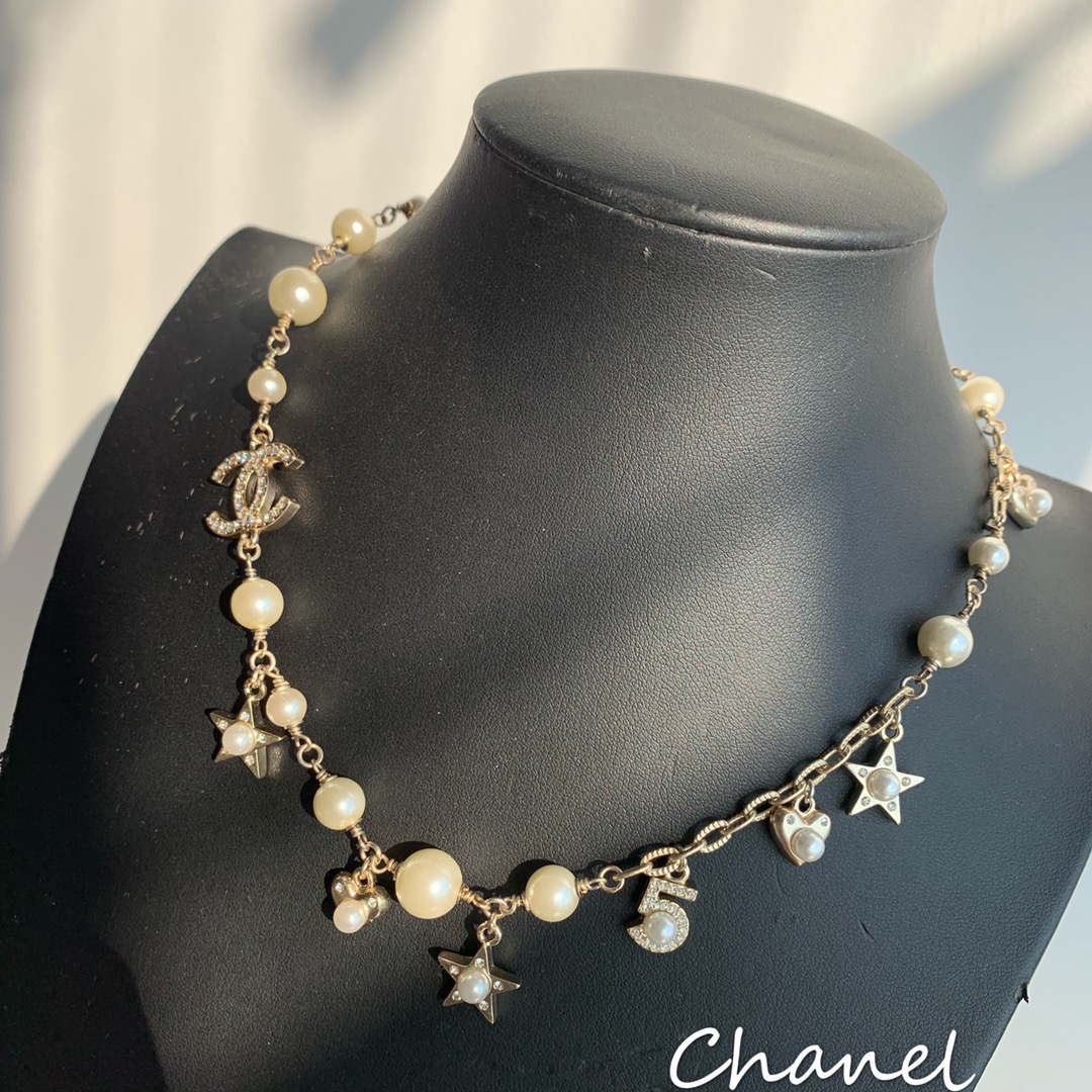 Chanel Necklace Pearl