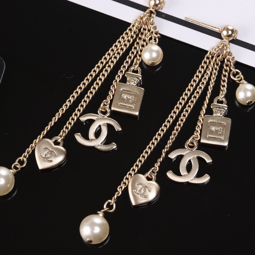 Chanel Earrings Silver