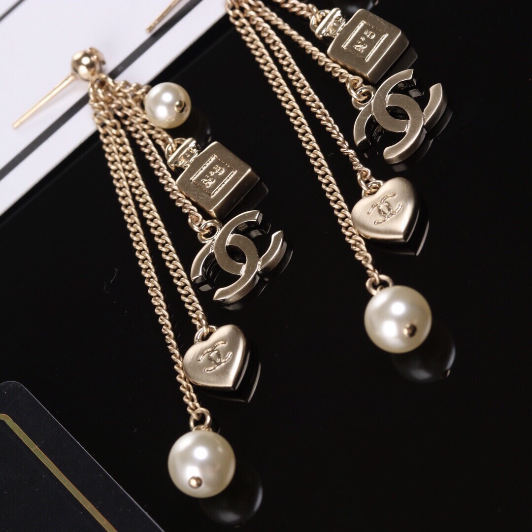 Chanel Earrings Silver