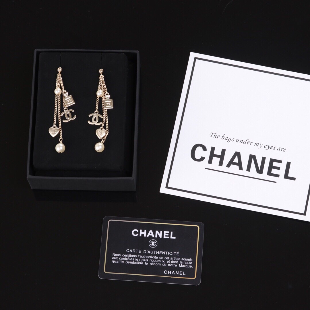 Chanel Earrings Silver