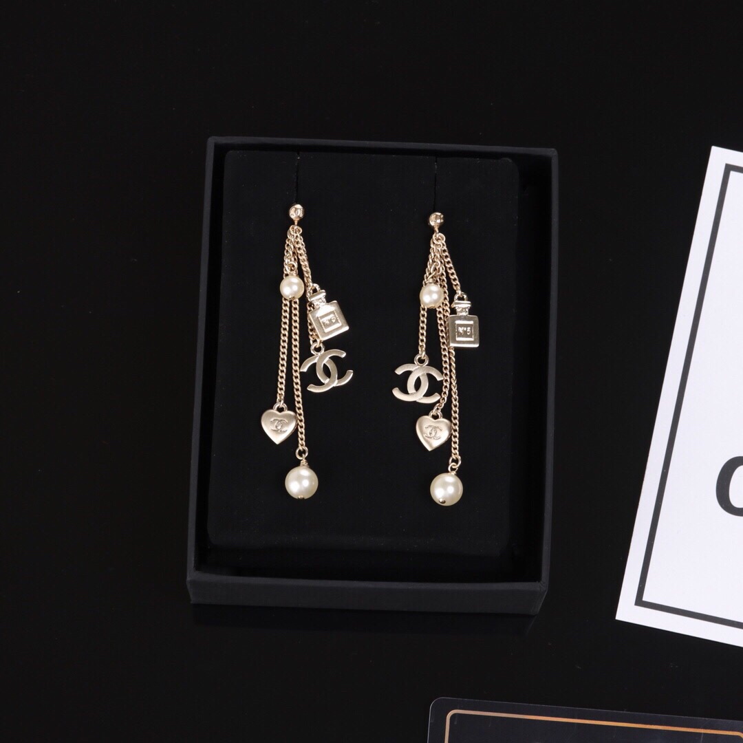 Chanel Earrings Silver